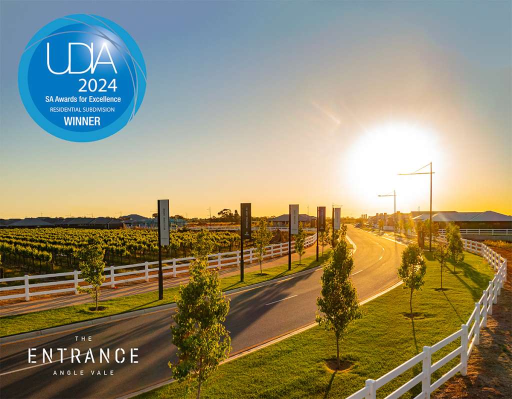 The Entrance Wins Residential Subdivision Award by UDIA SA